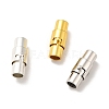 8 Sets 2 Colors Brass Locking Tube Magnetic Clasps KK-FS0001-61-2