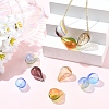 10Pcs 5 Styles Transparent Handmade Blown Glass Globe Beads GLAA-YW0005-75-4
