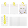100Pcs Rectangle Clear Polypropylene Cellophane Bags CDIS-TA0001-37A-3