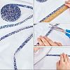 3 Yards Glitter Hotfix Rhinestone(Hot Melt Adhesive On The Back) DIY-WH0176-53B-02-3