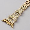 Alloy Rhinestone Butterfly Watch Band FIND-SZC0022-016C-2