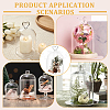 Heart Arch Glass Dome Cover DIY-WH0933-20C-5