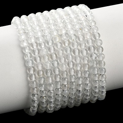 Natural White Topaz Beads Strands G-P627-3mm-02-1