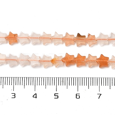 Natural Pink Aventurine Beads Strands G-H087-C06-01-1