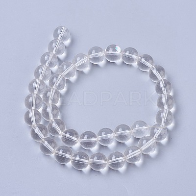 Synthetic Quartz Crystal Beads Strands X-G-K298-12-1