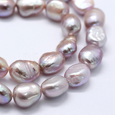 Natural Cultured Freshwater Pearl Beads Strands PEAR-L033-31B-1