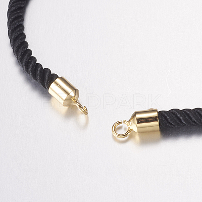 Nylon Twisted Cord Bracelet Making MAK-F019-04G-1