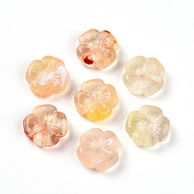 Transparent Acrylic Beads TACR-T028-40E-1