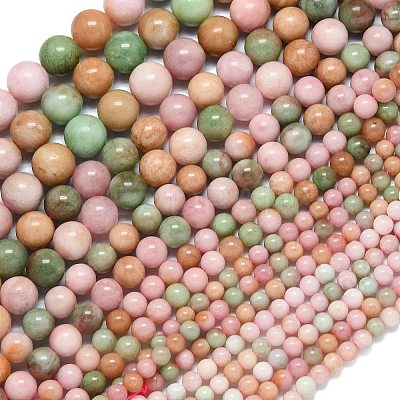 Natural Malaysia Jade Beads Strands G-B165-C06-6mm-1