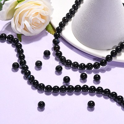 Natural Onyx Beads Strands G-G390-8mm-01-1