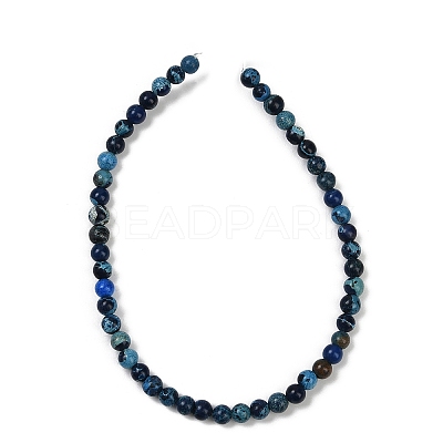 Dyed Natural Regalite/Imperial Jasper/Sea Sediment Jasper Beads Strands G-B124-C04-05-1