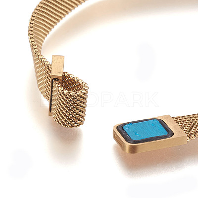 Iron Mesh Chain Bracelet Making MAK-E667-01G-1