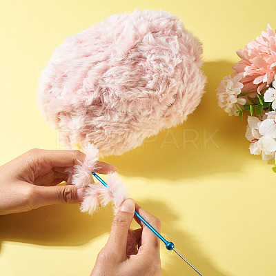 Super Bulky Imitation Fur Polyester Yarn OCOR-TAC0016-36A-1