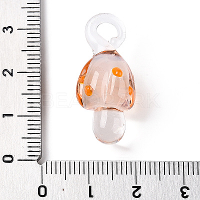 Handmade Lampwork Pendants LAMP-T021-23A-1