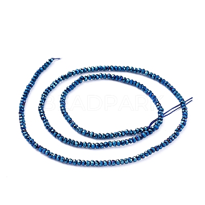 Electroplate Glass Beads Strands EGLA-F149-FP-05-1