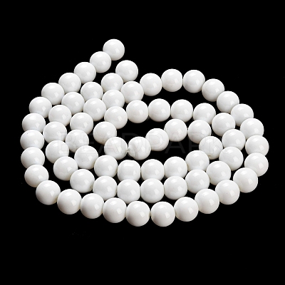 Painted Glass Bead Strands DGLA-S071-12mm-01-1