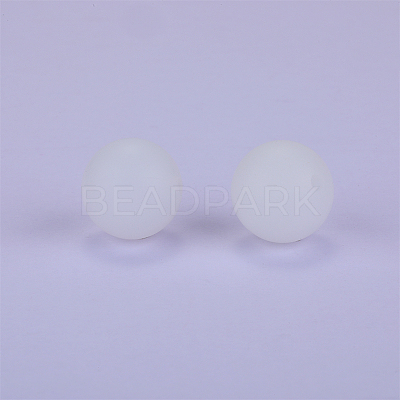 Round Silicone Focal Beads SI-JX0046A-31-1
