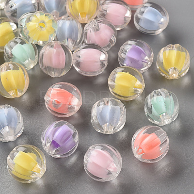 Transparent Acrylic Beads TACR-S152-07A-1