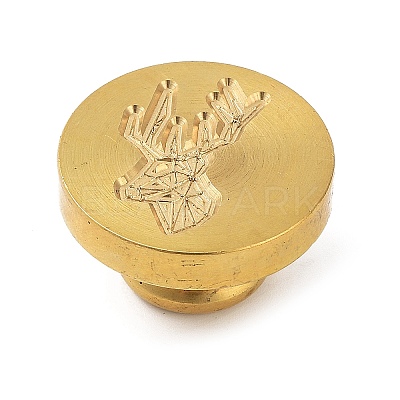 Brass Stamp Head AJEW-TAC0025-13-1