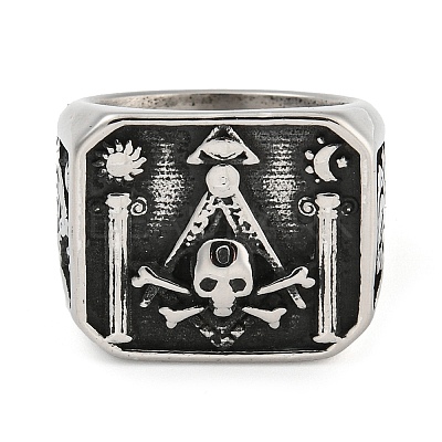 304 Stainless Steel Ring RJEW-B055-01AS-05-1