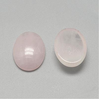 Natural Rose Quartz Cabochons G-R415-13x18-48-1
