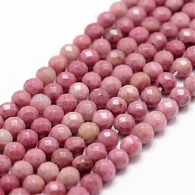 Natural Rhodonite Beads Strands G-D840-16-6mm-1