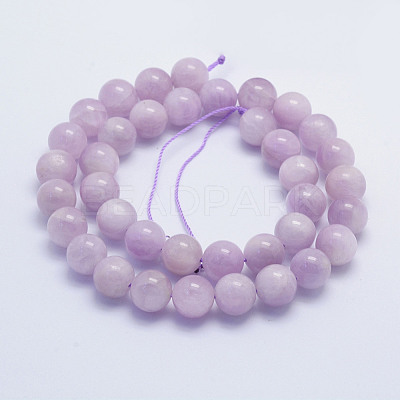 Natural Kunzite Beads Strands G-L478-14-10mm-1