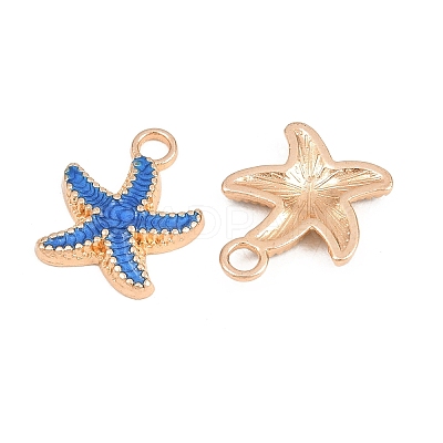 Alloy Enamel Pendants PALLOY-F224-10G-02-1