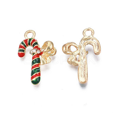 Rack Plating Alloy Enamel Pendants LS-X-ENAM-N055-151C-1