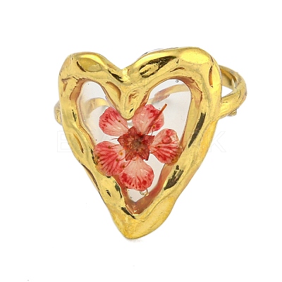 Brass Adjustable Rings for Women RJEW-G265-10G-C03-1
