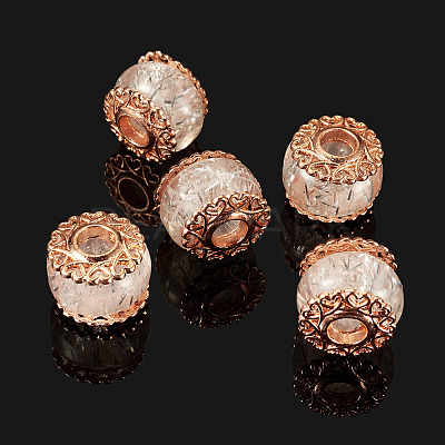 5Pcs Alloy European Beads MPDL-TADJ0001-02B-1