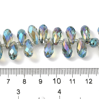 Electroplate Glass Beads Strands EGLA-B006-01A-HR02-1