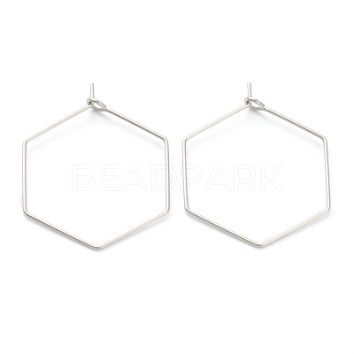Non-Tarnish 316 Surgical Stainless Steel Earring Hoop STAS-M288-09P-A-1