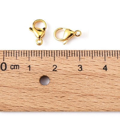 304 Stainless Steel Lobster Claw Clasps X-STAS-R050-11x7mm-02-1