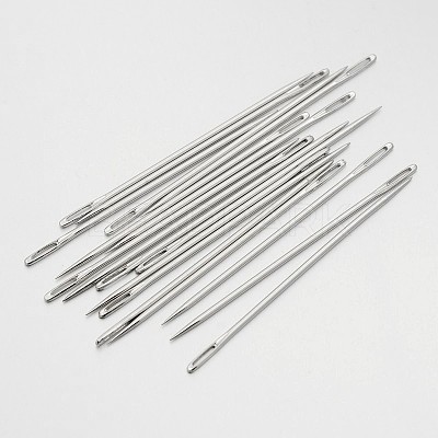 Carbon Steel Sewing Needles AJEW-L037-10-1