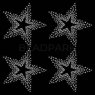 Glass Hotfix Crystal Rhinestone DIY-WH0349-327E-01-1