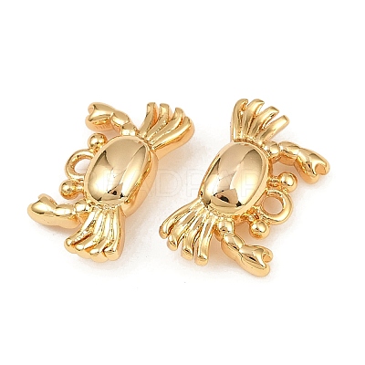 Ocean Theme Brass Charms KK-F902-07L-G-1