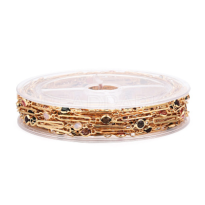 Real 16K Gold Plated Brass Oval Link Chains CHC-TADZ0001-01G-1