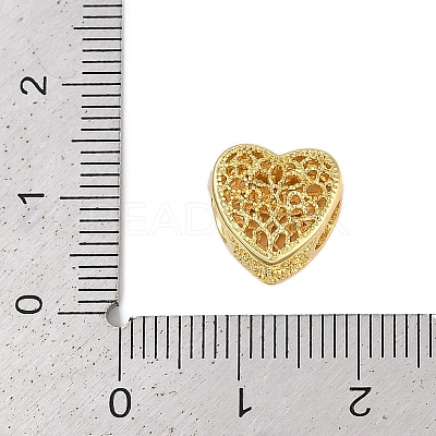 Rack Plating Brass Beads KK-R166-03G-01-1