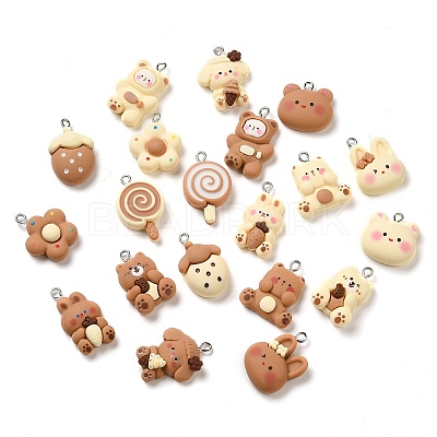 Opaque Resin Pendants CRES-M030-05-1