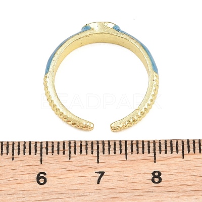 Alloy Micro Pave Cubic Zirconia Cuff Rings for Women CU-CBA3C73-01G-1