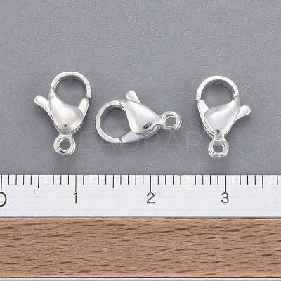 304 Stainless Steel Lobster Claw Clasps STAS-E464-21E-S-1