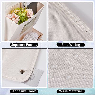Non-woven Fabrics Mesh Hanging Jewelry Roll Storage Bags ABAG-WH200010-06B-1