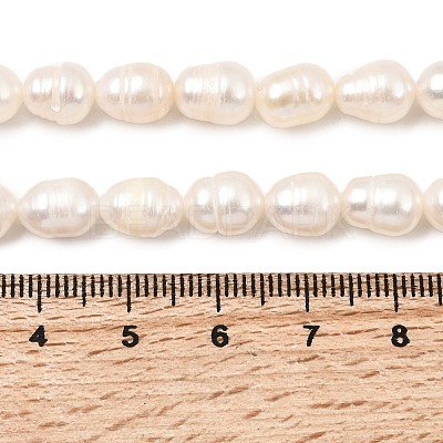 Natural Cultured Freshwater Pearl Beads Strands PEAR-F020-04A-2A-1