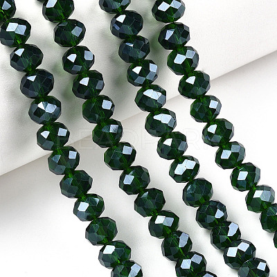 Electroplate Glass Beads Strands EGLA-A034-T2mm-A31-1