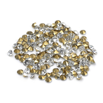 Grade AAA Pointed Back Resin Rhinestones CRES-R120-3.0mm-01-1