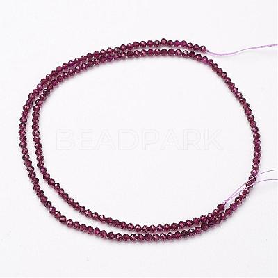 Natural Garnet Bead Strands G-P213-37-3mm-1