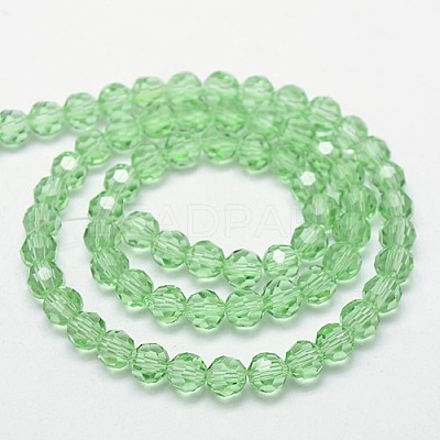 Glass Beads Strands EGLA-J042-8mm-01-1