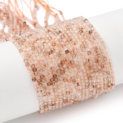 Natural Rutilated Quartz Beads Strands G-L622-C06-2mm-1