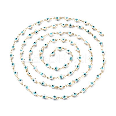 Handmade Enamel Link Chains STAS-I154-01G-01-1